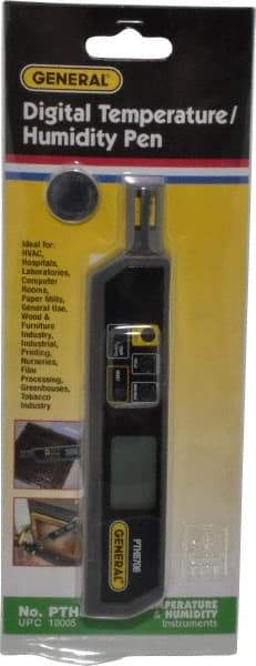 General - 32 to 122°F, 25 to 95% Humidity Range, Thermo-Hygrometer - 5% Relative Humidity Accuracy - Exact Tool & Supply
