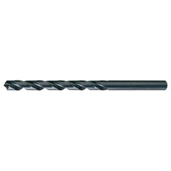 #60 RHS / RHC HSS 118 Degree Radial Point General Purpose Taper Length Drill - Steam Oxide - Exact Tool & Supply