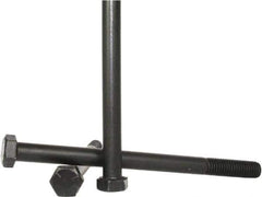 Value Collection - M12x1.75mm Metric Coarse, 70mm Length Under Head Hex Head Cap Screw - Partially Threaded, Grade 10.9 Alloy Steel, Zinc-Plated Finish, 18mm Hex - Exact Tool & Supply