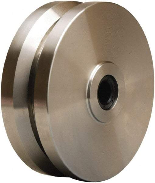 Hamilton - 6 Inch Diameter x 2 Inch Wide, Stainless Steel Caster Wheel - 1,000 Lb. Capacity, 2-1/4 Inch Hub Length, 3/4 Inch Axle Diameter, Delrin Bearing - Exact Tool & Supply