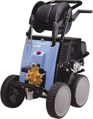 Kranzle - Gas, 13 hp, 3,500 psi, 4.2 GPM, Cold Water Pressure Washer - Heavy Duty Axial Cam, 65' x 3/8" Hose - Exact Tool & Supply