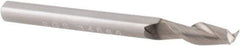 SGS - 3/8", 1" LOC, 3/8" Shank Diam, 2-1/2" OAL, 2 Flute, Solid Carbide Square End Mill - Single End, TiB2 Finish, Spiral Flute, 35° Helix, Centercutting, Right Hand Cut, Right Hand Flute, Series 47 - Exact Tool & Supply