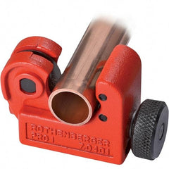Rothenberger - 1/8" to 5/8" Pipe Capacity, Tube Cutter - Cuts Copper, 2" OAL - Exact Tool & Supply