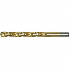 Chicago-Latrobe - 0.0135 to 0.039", 135° Point, TiN Finish, High Speed Steel Jobber Length Drill Bit Set - Exact Tool & Supply