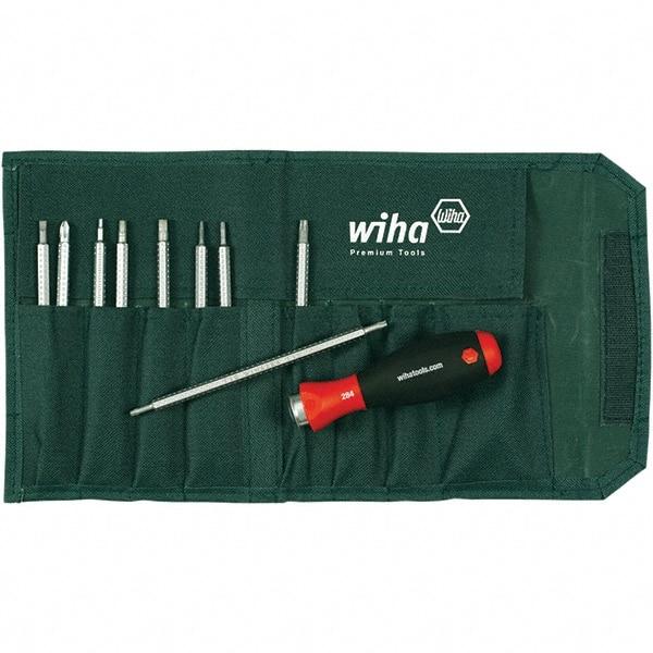 Wiha - Interchangeable Bit Screwdriver Handle - Phillips, Torx & Square Tip - Exact Tool & Supply