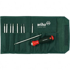 Wiha - Interchangeable Bit Screwdriver Handle - Phillips, Torx & Square Tip - Exact Tool & Supply