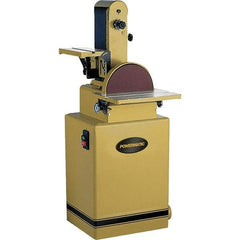 Jet - 48 Inch Long x 6 Inch Wide Belt, 9 Inch Diameter, Combination Sanding Machine - 1-1/2 HP, Three Phase - Exact Tool & Supply