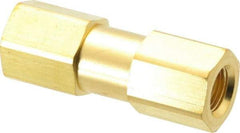 Parker - 3,000 Max psi, 1/8" Pipe, FNPT x FNPT End Connections, Brass Instrumentation Filter - Micro Rating 1, Viton Seal - Exact Tool & Supply