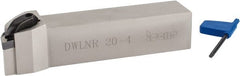 Iscar - RH DWLN Negative Rake Indexable Turning Toolholder - Exact Tool & Supply