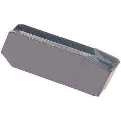 Iscar - 34GIM Grade IC908, 3mm Cutting Width Carbide Grooving Insert - Right Hand, 0.25mm Corner Radius, TiAlN Finish - Exact Tool & Supply