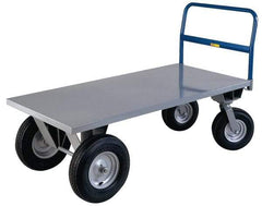 Little Giant - 2,500 Lb Load Capacity, Steel Hopper - 24" Wide x 48" Long x 21" High, Gray - Exact Tool & Supply