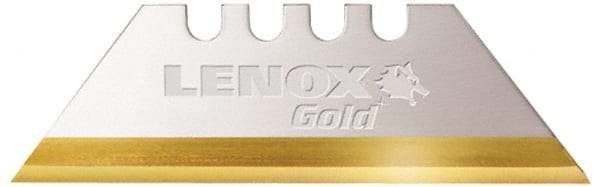 Lenox - 5 Piece Bi-Metal Utility Knife Blade - 2-3/8" OAL - Exact Tool & Supply