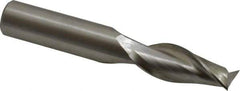 Onsrud - 1/2" Cutting Diam x 1-1/4" Length of Cut, 2 Flute, Upcut Spiral Router Bit - Uncoated, Right Hand Cut, High Speed Steel, 3-1/4" OAL x 1/2" Shank Diam, Double Edge, 19 to 32° Helix Angle - Exact Tool & Supply