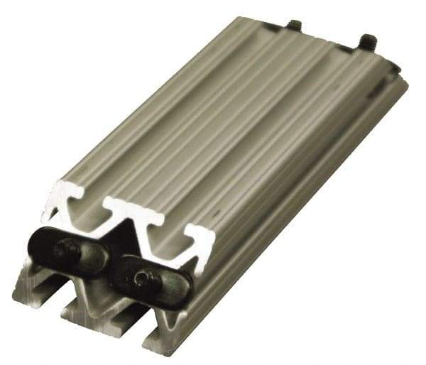 80/20 Inc. - 1" Wide, 6" High, Open Shelving 45° Support Bracket - Aluminum, Use with Series 10 - 1020 Extrusion - Exact Tool & Supply
