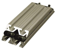 80/20 Inc. - 1" Wide, 6" High, Open Shelving 45° Support Bracket - Aluminum, Use with Series 10 - 1020 Extrusion - Exact Tool & Supply