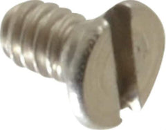 Value Collection - M1.6x0.35 Metric Coarse, 3mm OAL Slotted Drive Machine Screw - Flat Head, Grade 18-8 & A2 Stainless Steel, Uncoated, Without Washer - Exact Tool & Supply