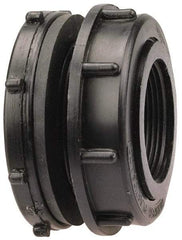 NIBCO - 1-1/4" Polypropylene Plastic Pipe Tank Adapter - Schedule 80, Tank x FPT End Connections - Exact Tool & Supply