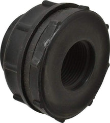 NIBCO - 1" Polypropylene Plastic Pipe Tank Adapter - Schedule 80, Tank x FPT End Connections - Exact Tool & Supply