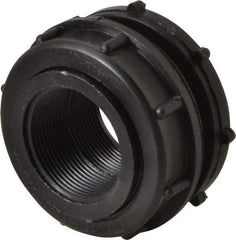 NIBCO - 1-1/2" Polypropylene Plastic Pipe Tank Adapter - Schedule 80, Tank x FPT End Connections - Exact Tool & Supply