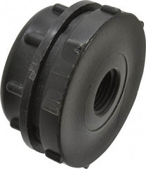 NIBCO - 1/2" Polypropylene Plastic Pipe Tank Adapter - Schedule 80, Tank x FPT End Connections - Exact Tool & Supply