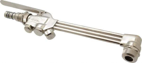 Miller-Smith - 12-1/2 Inch Long, Nickel Plated, Heavy Duty Torch Cutting Attachment - For All Gases - Exact Tool & Supply