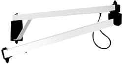 Fostoria - 60" Long, Steel Task & Machine Light Mounting Arm - Yellow, For Use with Fostoria Loading Dock Lights - Exact Tool & Supply