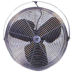 Fostoria - Aluminum & Steel Task & Machine Light Loading Dock Arm Fan - For Use with Fostoria Loading Dock Lights - Exact Tool & Supply