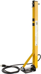 TPI - 24" Long, Steel Task & Machine Light Mounting Arm - Yellow, For Use with Dock Lights - Exact Tool & Supply
