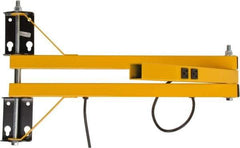 TPI - 40" Long, Steel Task & Machine Light Mounting Arm - Yellow, For Use with Dock Lights - Exact Tool & Supply