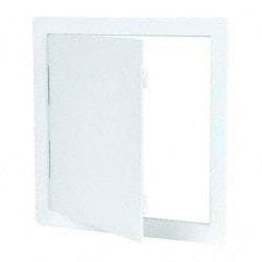 Karp - 14" Wide x 14" High, High Impact Styrene Plastic Access Door - 13-3/4" Opening Width, 13-3/4" Opening Height - Exact Tool & Supply