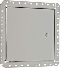 Karp - 10" Wide x 10" High, Steel Flush Access Door for Drywall - 8" Opening Width, 8" Opening Height - Exact Tool & Supply