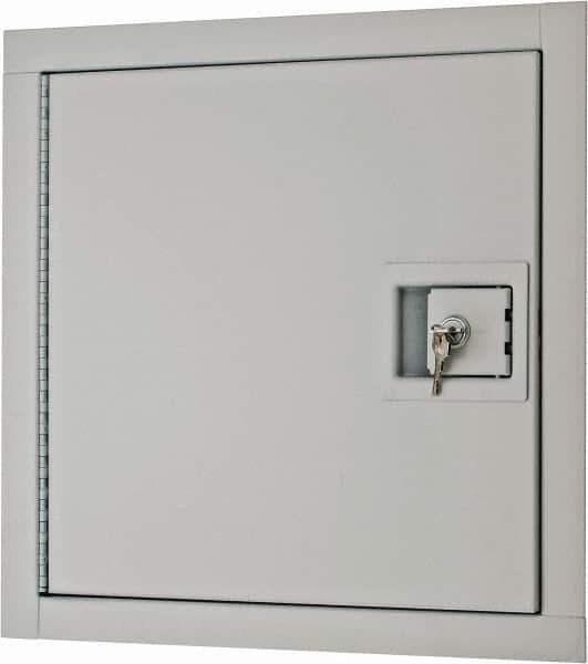 Karp - 14" Wide x 14" High, Steel Insulated Fire Rated Access Door - 12" Opening Width, 12" Opening Height - Exact Tool & Supply