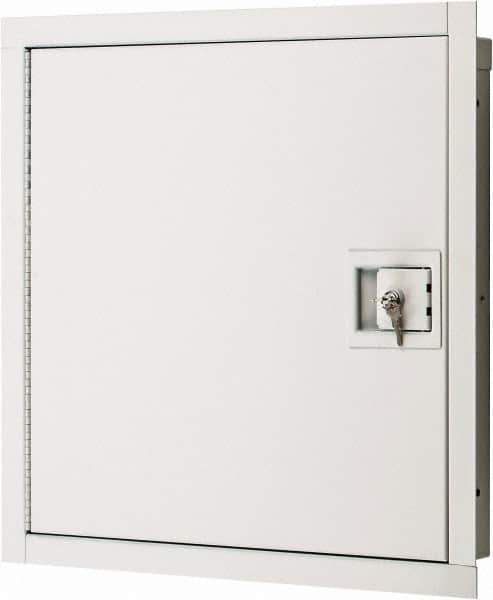 Karp - 18" Wide x 18" High, Steel Insulated Fire Rated Access Door - 16" Opening Width, 16" Opening Height - Exact Tool & Supply