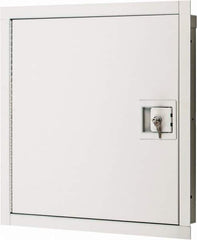 Karp - 18" Wide x 18" High, Steel Insulated Fire Rated Access Door - 16" Opening Width, 16" Opening Height - Exact Tool & Supply