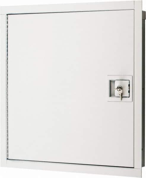 Karp - 20" Wide x 20" High, Steel Insulated Fire Rated Access Door - 18" Opening Width, 18" Opening Height - Exact Tool & Supply