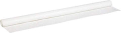Made in USA - 24" Long, 24" Wide, 0.031" Thick, Silicone Rubber Foam Sheet - 35 to 45 Durometer, White, -20 to 500°F, 640 psi Tensile Strength, Plain Backing, Stock Length - Exact Tool & Supply