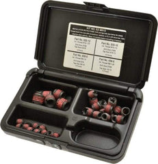 E-Z LOK - 36 Inserts, M6x1.00 - M12x1.75 Internal Thread, M6 - M12 Metric Coarse, Carbon Steel, Thread Repair Kit - Exact Tool & Supply