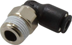 Legris - 1/8" Outside Diam, 1/8 BSPT, Nylon Push-to-Connect Tube Male Elbow - 290 Max psi, Tube to Male BSPT Connection, Buna Nitrile O-Ring - Exact Tool & Supply