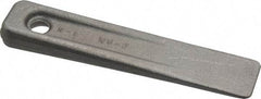 Gibraltar - 5" OAL, Carbon Steel Clamp Wedge - 1" Wide, 1/2" at Thick End, Class CA Grade - Exact Tool & Supply