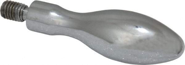 Gibraltar - M8x1.25 Threaded Stem, Fixed Handwheel & Machine Handle - Steel Bulb Shape Handle, Steel Stem - Exact Tool & Supply
