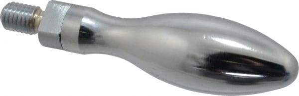 Gibraltar - M10x1.5 Threaded Stem, Revolving Handwheel & Machine Handle - Steel Bulb Shape Handle, Steel Stem - Exact Tool & Supply