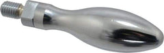 Gibraltar - M10x1.5 Threaded Stem, Revolving Handwheel & Machine Handle - Steel Bulb Shape Handle, Steel Stem - Exact Tool & Supply