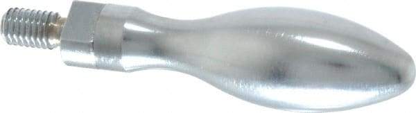 Gibraltar - M8x1.25 Threaded Stem, Revolving Handwheel & Machine Handle - Steel Bulb Shape Handle, Steel Stem - Exact Tool & Supply
