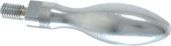 Gibraltar - M8x1.25 Threaded Stem, Revolving Handwheel & Machine Handle - Steel Bulb Shape Handle, Steel Stem - Exact Tool & Supply