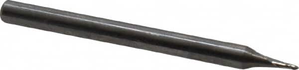 Magafor - 0.9mm Body Diam, 90°, 1-1/2" OAL, Solid Carbide Spotting Drill - Exact Tool & Supply