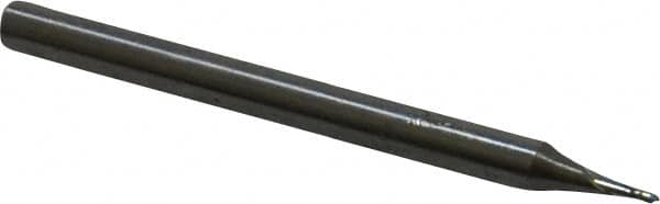 Magafor - 1mm Body Diam, 90°, 1-1/2" OAL, Solid Carbide Spotting Drill - Exact Tool & Supply