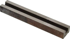 Eclipse - 3/8" Channel Width, 6" Long, 18 kg Max Pull Force, Rectangle Alnico Channel Magnet - 1" Overall Width, 550°C Max Operating Temp, 5/8" High, Grade 5 Alnico - Exact Tool & Supply
