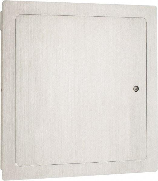 Karp - 13-1/2" Wide x 13-1/2" High, Stainless Steel Universal Access Door - 12" Opening Width, 12" Opening Height - Exact Tool & Supply
