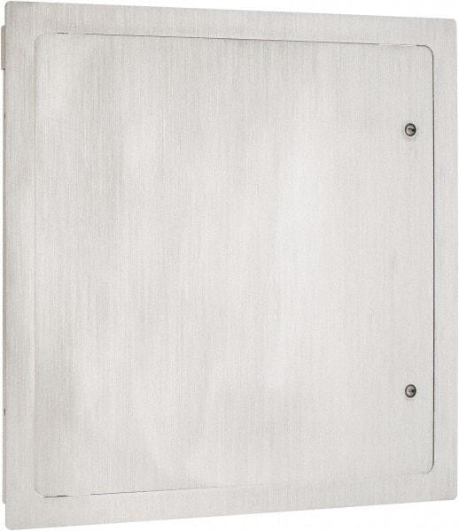 Karp - 17-1/2" Wide x 17-1/2" High, Stainless Steel Universal Access Door - 16" Opening Width, 16" Opening Height - Exact Tool & Supply