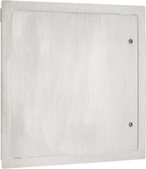 Karp - 17-1/2" Wide x 17-1/2" High, Stainless Steel Universal Access Door - 16" Opening Width, 16" Opening Height - Exact Tool & Supply